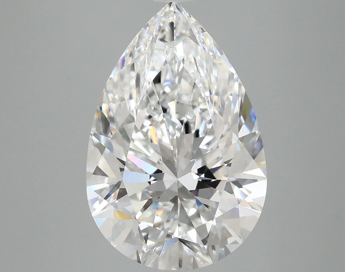 Lab-Grown Pear Diamond - 6.0 Carats, E Color, VS1 Clarity - Certified by IGI - Report Number: LG702520920