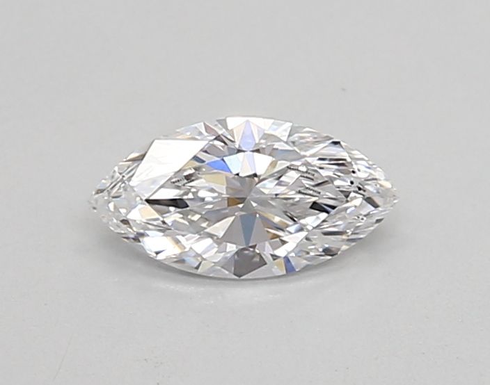 Lab-Grown Marquise Diamond - 0.36 Carats, D Color, SI1 Clarity - Certified by IGI - Report Number: LG668424456