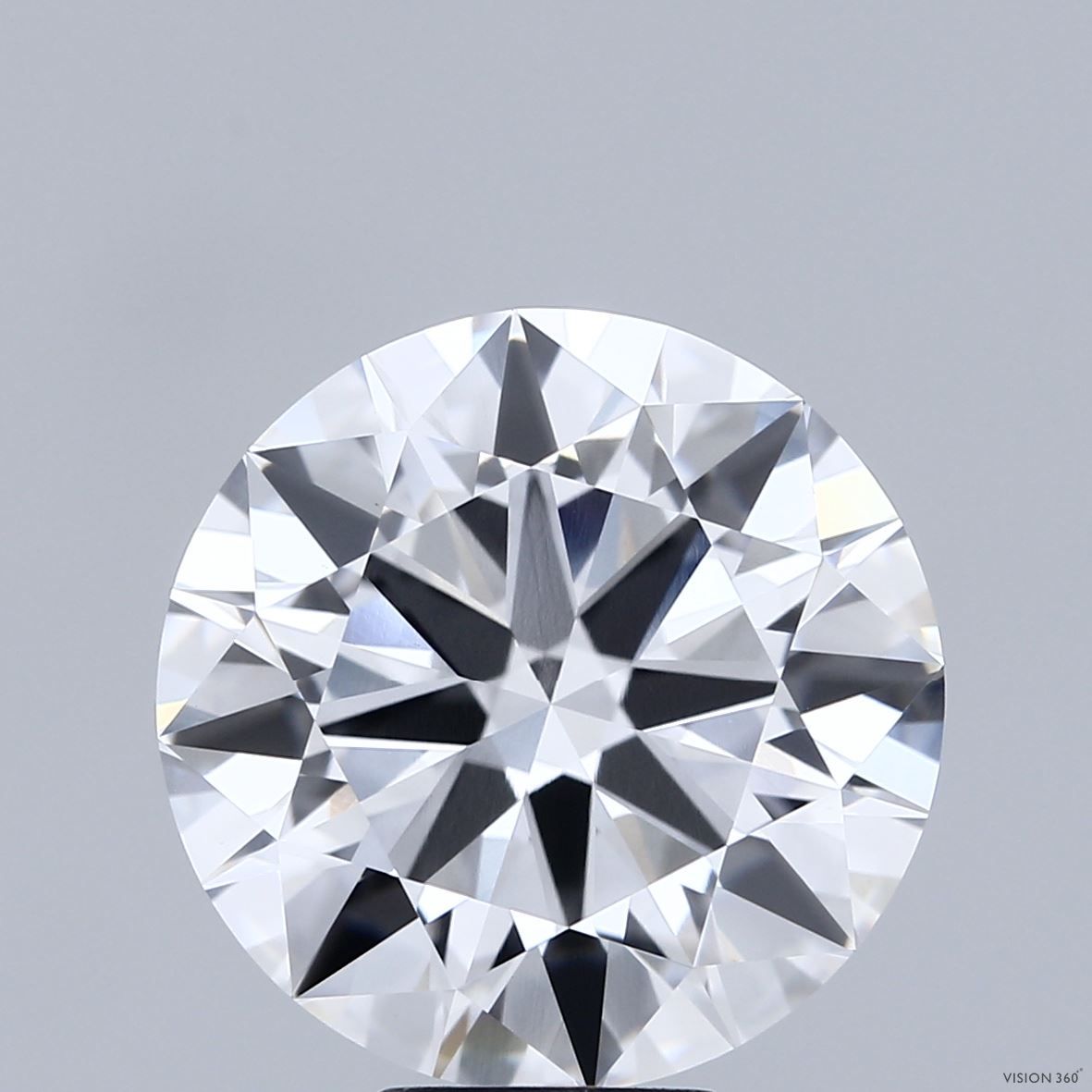 Lab-Grown Round Diamond - 8.03 Carats, E Color, VS1 Clarity - Certified by IGI - Report Number: LG685584331