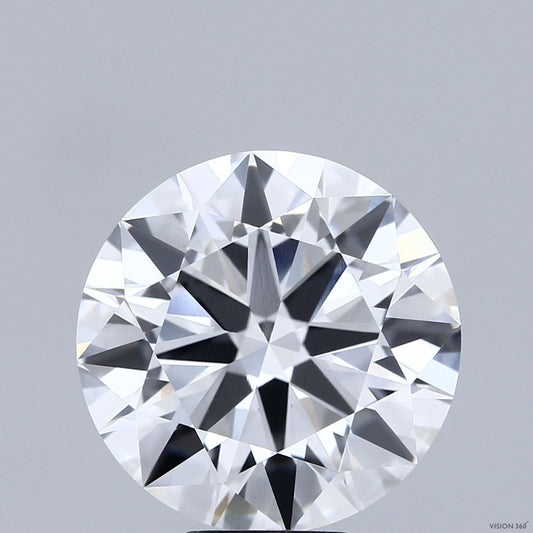 Lab-Grown Round Diamond - 8.03 Carats, E Color, VS1 Clarity - Certified by IGI - Report Number: LG685584331