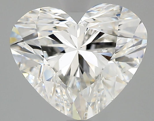 Lab-Grown Heart Diamond - 3.56 Carats, F Color, VVS2 Clarity - Certified by IGI - Report Number: LG709523236