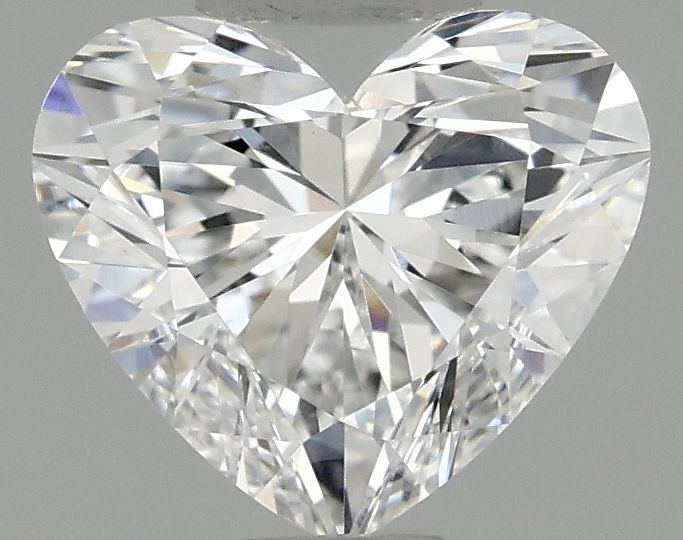 Lab-Grown Heart Diamond - 0.97 Carats, E Color, VVS2 Clarity - Certified by IGI - Report Number: LG695516588