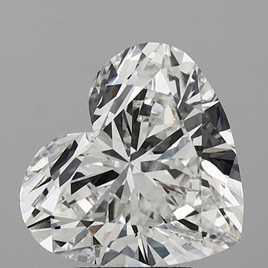 Lab-Grown Heart Diamond - 4.05 Carats, F Color, VVS2 Clarity - Certified by IGI - Report Number: LG685531845