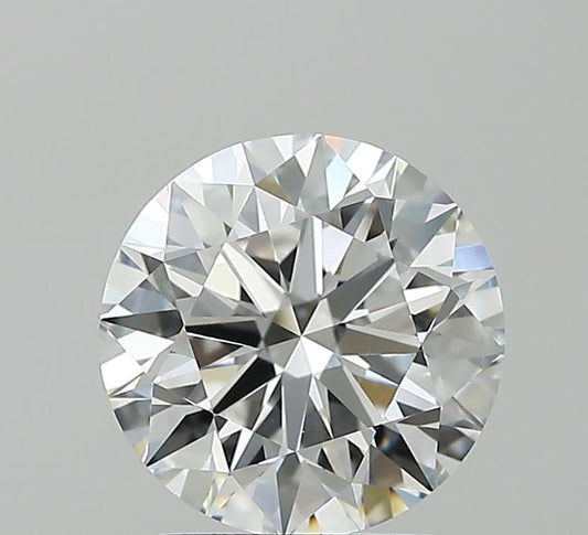 Lab-Grown Round Diamond - 2.54 Carats, E Color, VVS2 Clarity - Certified by IGI - Report Number: LG675597549