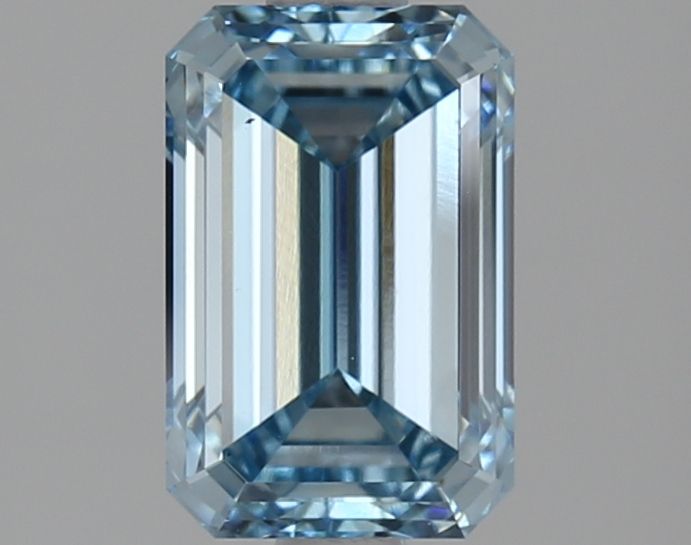 Lab-Grown Emerald Diamond - 1.96 Carats, Fancy Intense Blue Color, VS1 Clarity - Certified by IGI - Report Number: LG636431206