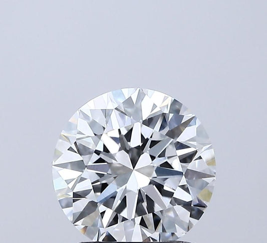 Lab-Grown Round Diamond - 2.01 Carats, E Color, VVS2 Clarity - Certified by IGI - Report Number: LG690504089