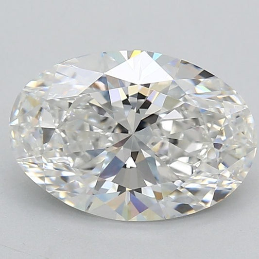 Lab-Grown Oval Diamond - 3.05 Carats, E Color, VVS2 Clarity - Certified by IGI - Report Number: LG715594118