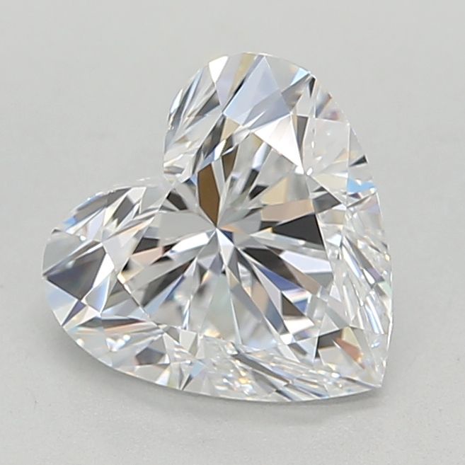 Lab-Grown Heart Diamond - 1.51 Carats, D Color, VVS2 Clarity - Certified by IGI - Report Number: LG654413571