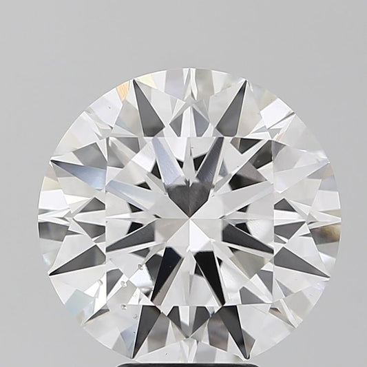 Lab-Grown Round Diamond - 6.01 Carats, E Color, VS2 Clarity - Certified by IGI - Report Number: LG662404402