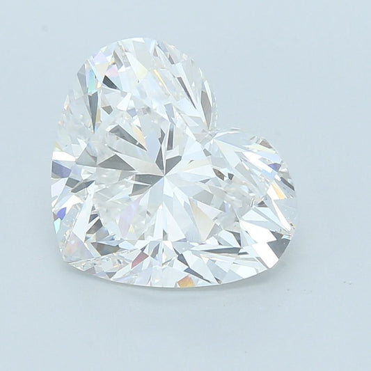Lab-Grown Heart Diamond - 7.02 Carats, F Color, VVS2 Clarity - Certified by IGI - Report Number: LG713503766