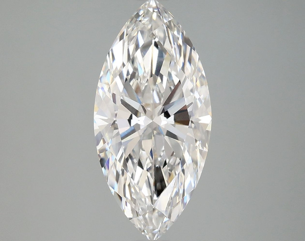 Lab-Grown Marquise Diamond - 3.02 Carats, F Color, VVS2 Clarity - Certified by IGI - Report Number: LG674511491