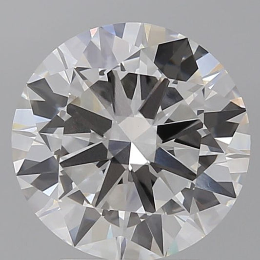 Lab-Grown Round Diamond - 3.56 Carats, E Color, VVS2 Clarity - Certified by IGI - Report Number: LG709522752