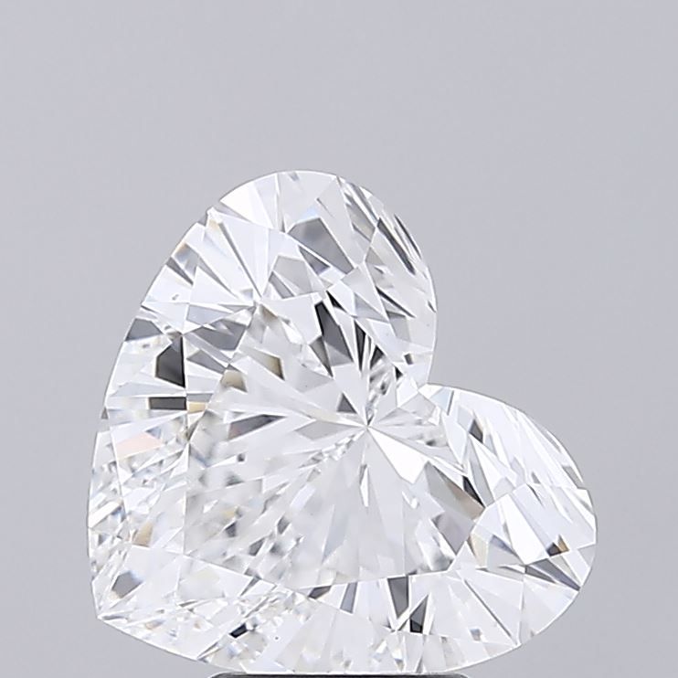 Lab-Grown Heart Diamond - 5.08 Carats, E Color, VVS2 Clarity - Certified by IGI - Report Number: LG677545889