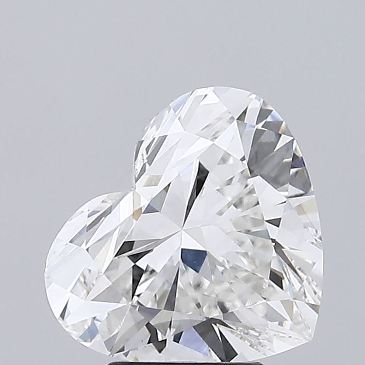 Lab-Grown Heart Diamond - 2.57 Carats, F Color, VS1 Clarity - Certified by IGI - Report Number: LG614314000