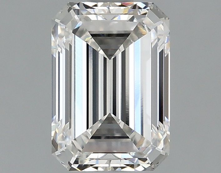 Lab-Grown Emerald Diamond - 1.45 Carats, F Color, VVS2 Clarity - Certified by IGI - Report Number: LG646485176