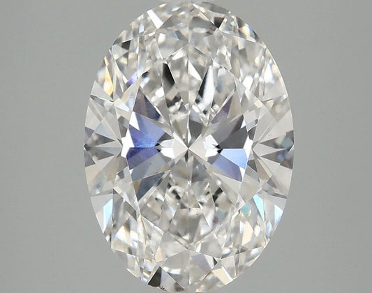 Lab-Grown Oval Diamond - 2.96 Carats, F Color, VS2 Clarity - Certified by IGI - Report Number: LG700539585