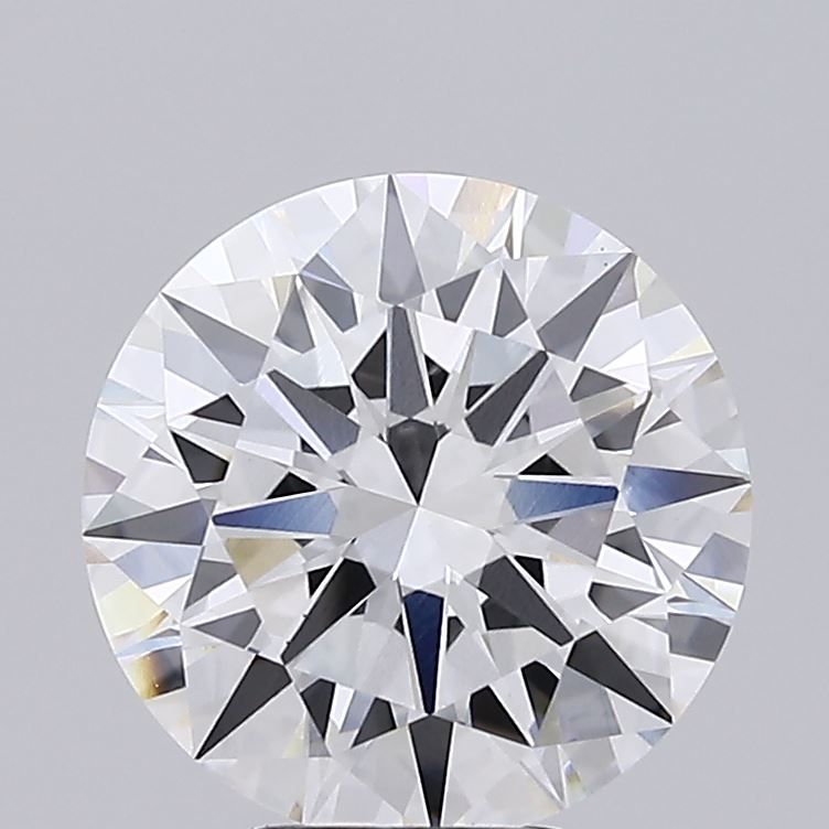 Lab-Grown Round Diamond - 5.01 Carats, E Color, VS1 Clarity - Certified by IGI - Report Number: LG674554574