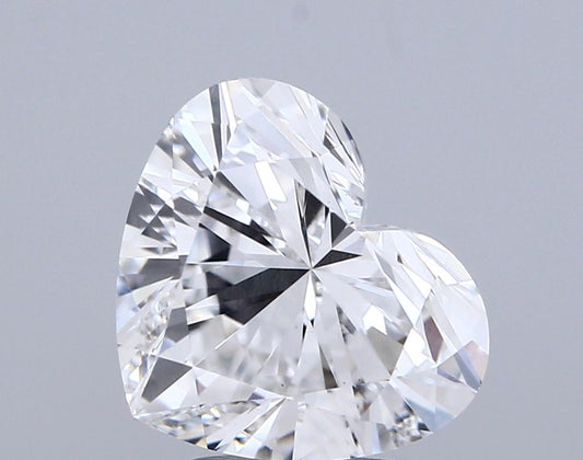 Lab-Grown Heart Diamond - 3.5 Carats, E Color, VS1 Clarity - Certified by IGI - Report Number: LG708560887