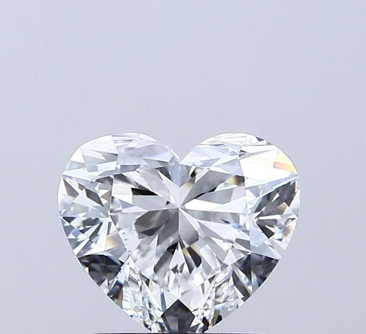 Lab-Grown Heart Diamond - 1.5 Carats, E Color, VS1 Clarity - Certified by IGI - Report Number: LG691557208