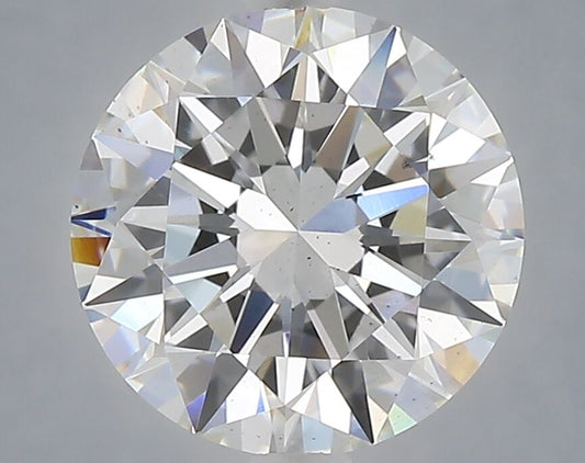 Lab-Grown Round Diamond - 3.02 Carats, F Color, VS2 Clarity - Certified by IGI - Report Number: LG713518710