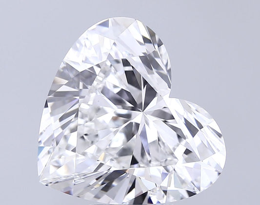Lab-Grown Heart Diamond - 8.03 Carats, E Color, VS1 Clarity - Certified by IGI - Report Number: LG687507154