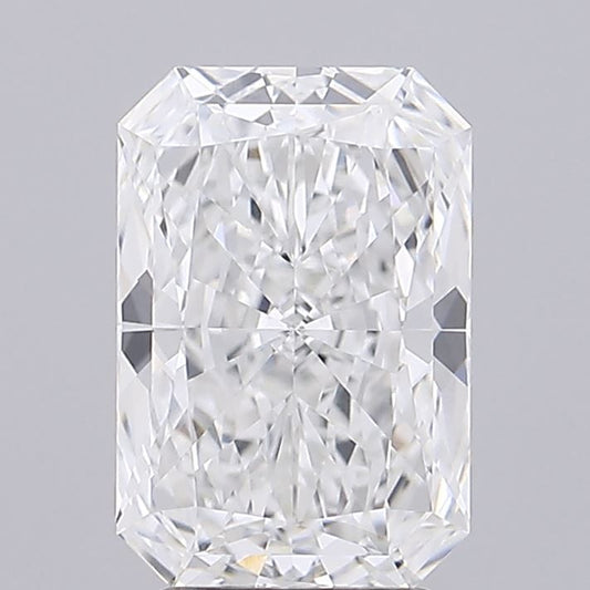 Lab-Grown Radiant Diamond - 3.47 Carats, E Color, VVS2 Clarity - Certified by IGI - Report Number: LG687549824