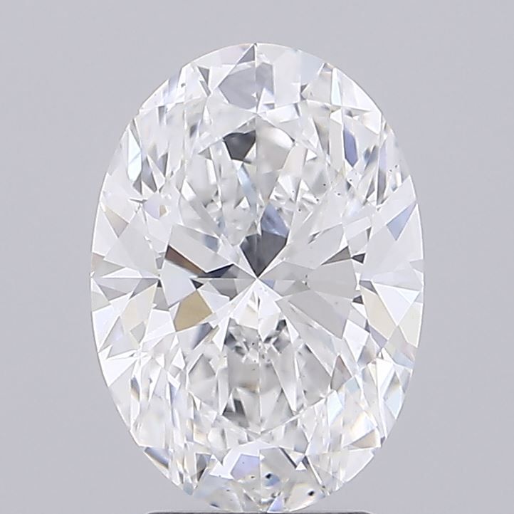 Lab-Grown Oval Diamond - 3.01 Carats, E Color, VS2 Clarity - Certified by IGI - Report Number: LG689555094