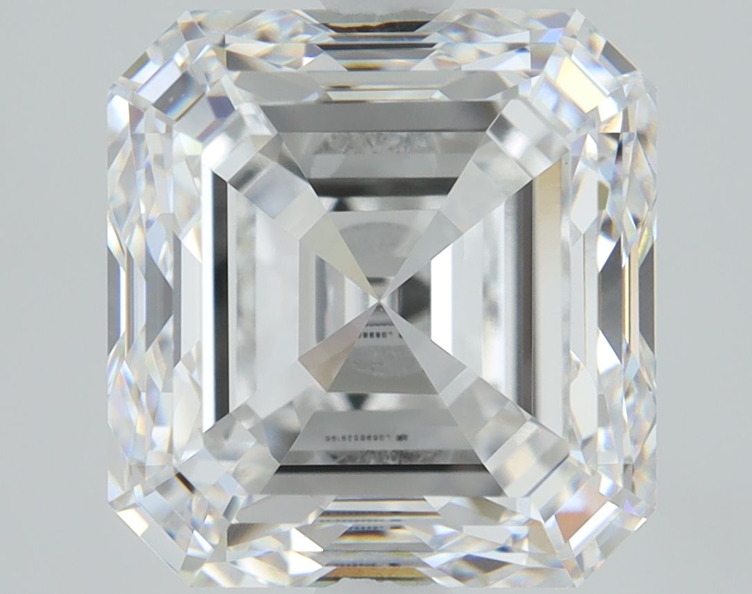Lab-Grown Asscher Diamond - 3.51 Carats, D Color, VVS2 Clarity - Certified by IGI - Report Number: LG698529196