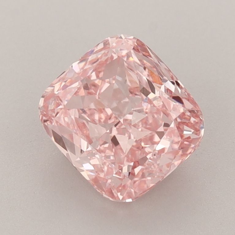 Lab-Grown Cushion Diamond - 1.56 Carats, Fancy Vivid Pink Color, VVS2 Clarity - Certified by IGI - Report Number: 629481087