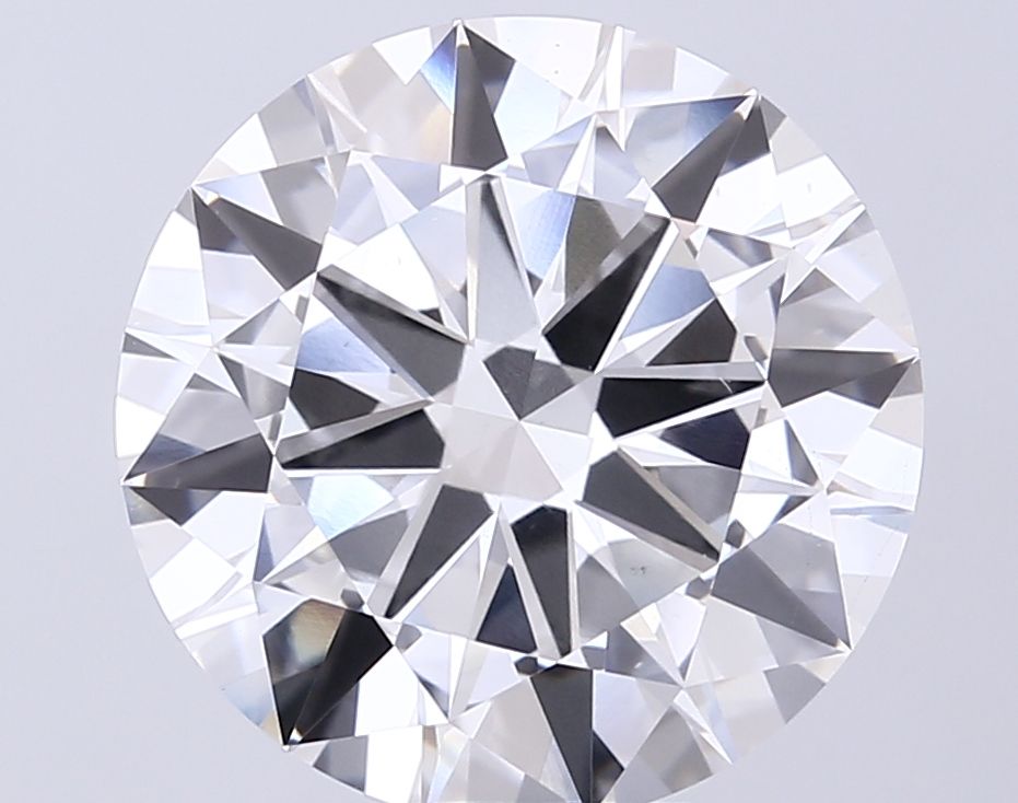 Lab-Grown Round Diamond - 8.02 Carats, F Color, VS1 Clarity - Certified by IGI - Report Number: LG714504490
