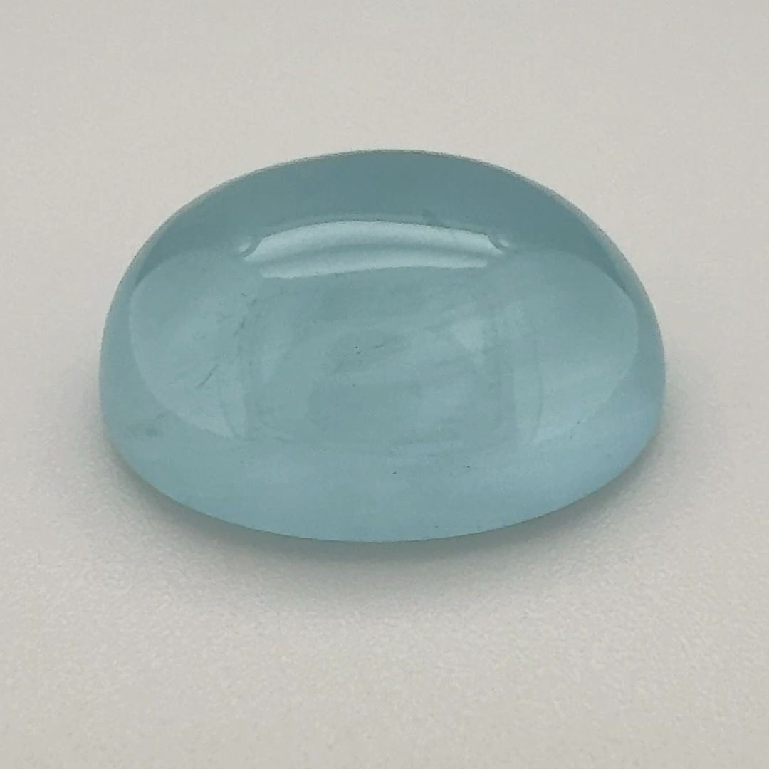 10.45ct Blue Blue Oval Aquamarine