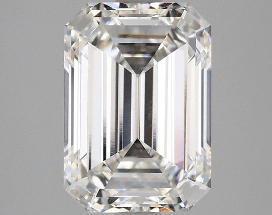 Lab-Grown Emerald Diamond - 2.96 Carats, F Color, VVS2 Clarity - Certified by IGI - Report Number: LG638450147
