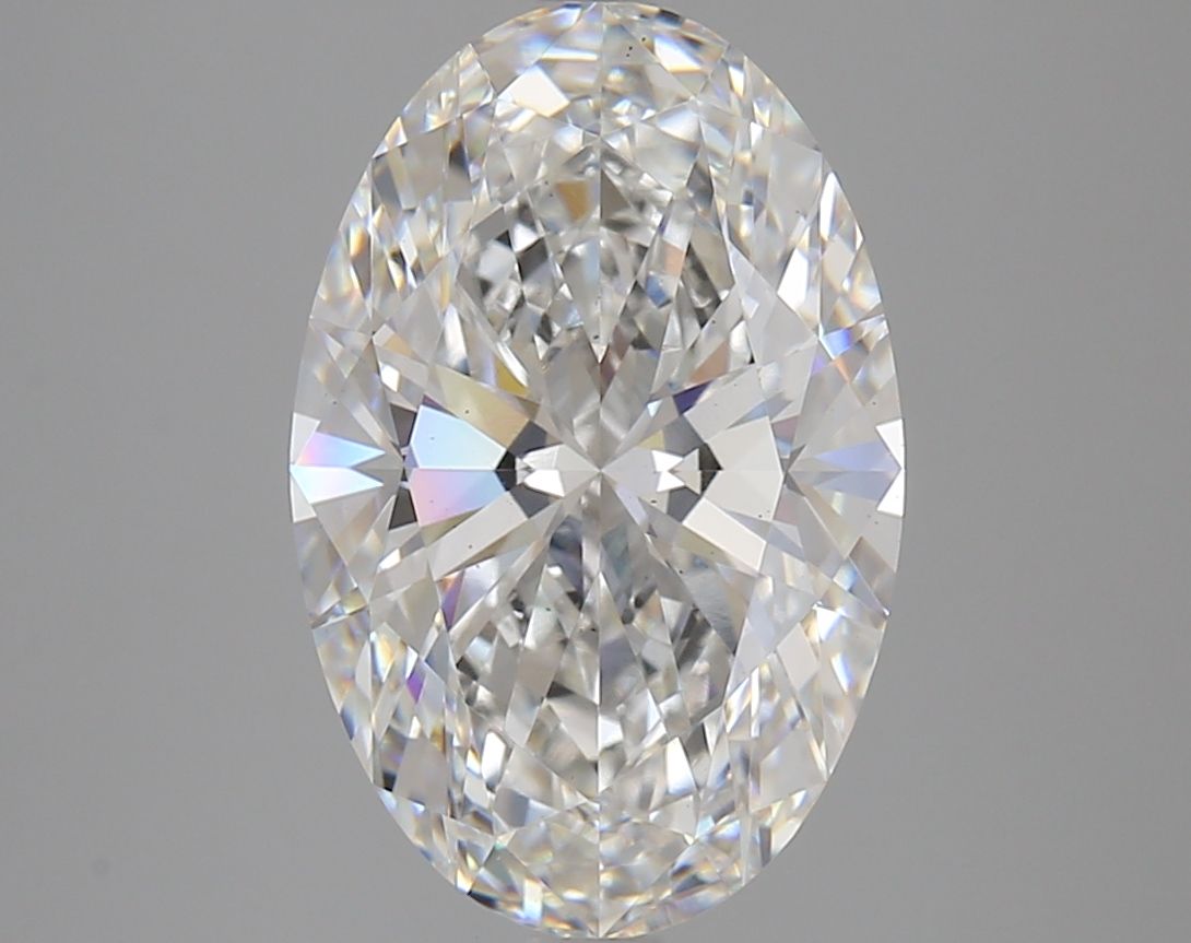 Lab-Grown Oval Diamond - 4.7 Carats, F Color, VS2 Clarity - Certified by IGI - Report Number: LG604314170