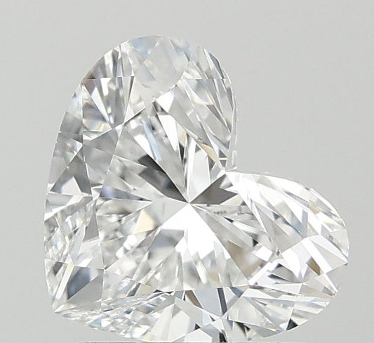 Lab-Grown Heart Diamond - 1.56 Carats, D Color, VS1 Clarity - Certified by IGI - Report Number: LG647423900