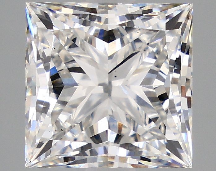Lab-Grown Princess Diamond - 2.98 Carats, F Color, VS1 Clarity - Certified by IGI - Report Number: LG645453377