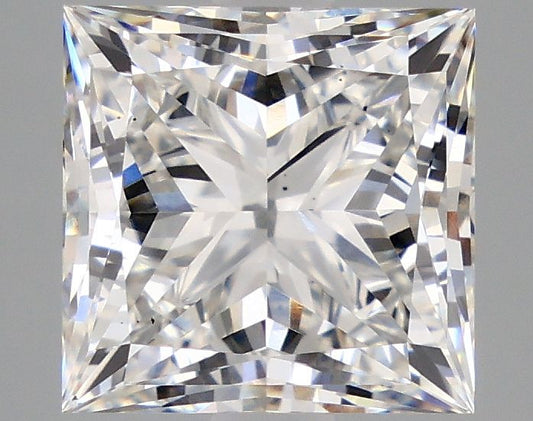 Lab-Grown Princess Diamond - 2.98 Carats, F Color, VS1 Clarity - Certified by IGI - Report Number: LG645453377