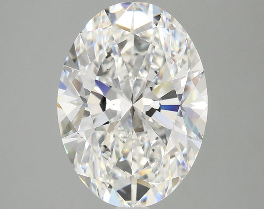 Lab-Grown Oval Diamond - 4.05 Carats, E Color, VVS2 Clarity - Certified by IGI - Report Number: LG696587837