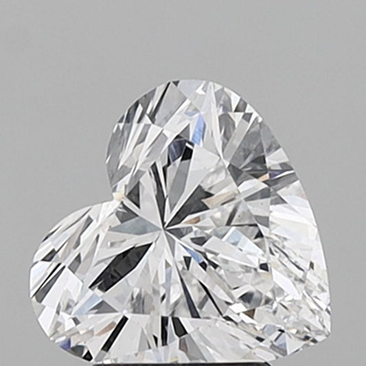Lab-Grown Heart Diamond - 2.59 Carats, E Color, VS1 Clarity - Certified by IGI - Report Number: LG685558867