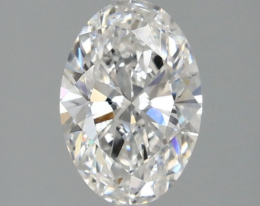 Lab-Grown Oval Diamond - 1.47 Carats, E Color, VVS2 Clarity - Certified by IGI - Report Number: LG668464049