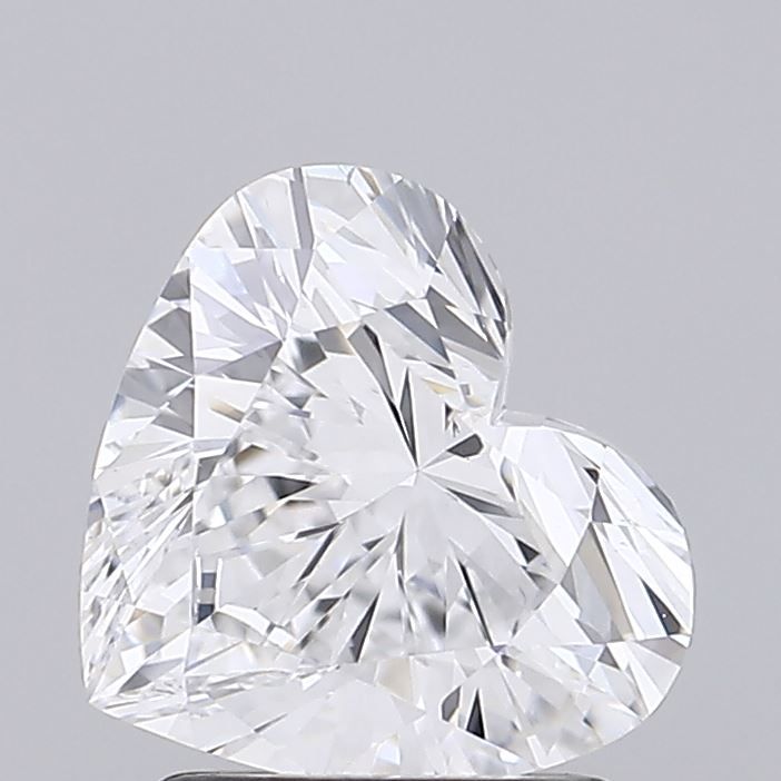 Lab-Grown Heart Diamond - 1.5 Carats, D Color, VS2 Clarity - Certified by IGI - Report Number: LG680587260
