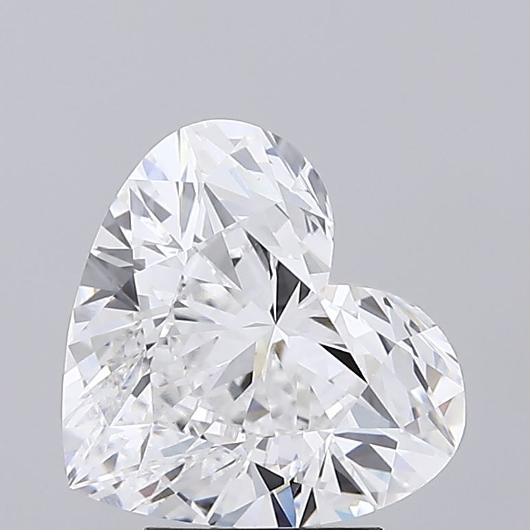 Lab-Grown Heart Diamond - 3.6 Carats, E Color, VVS2 Clarity - Certified by IGI - Report Number: LG655435518