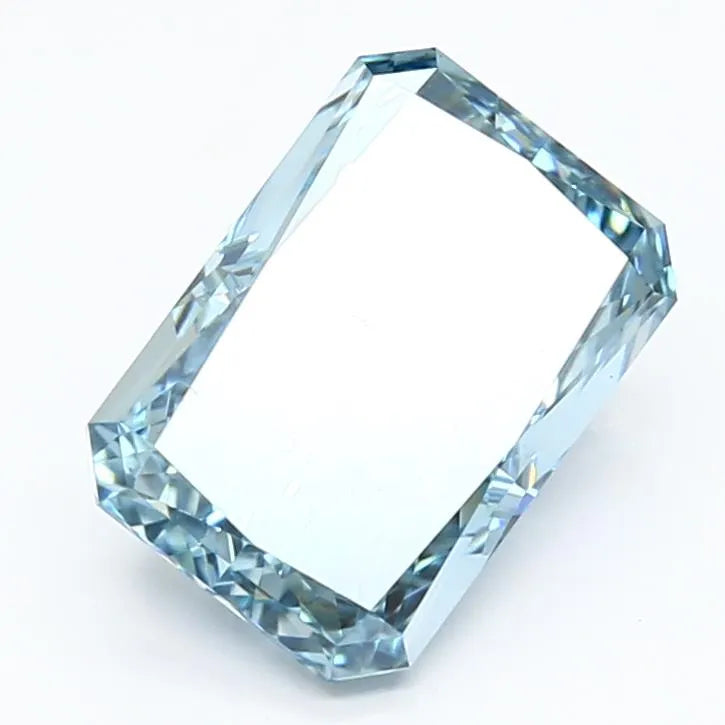 3.08ct Radiant Lab Grown Diamond (Colour Fancy Vivid Blue, Clarity VS1, IGI Certified)