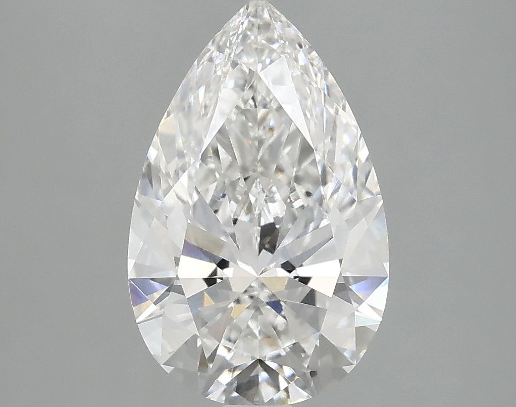 Lab-Grown Pear Diamond - 2.58 Carats, F Color, VVS2 Clarity - Certified by IGI - Report Number: LG687588884