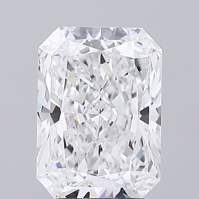 Lab-Grown Radiant Diamond - 3.45 Carats, E Color, VVS2 Clarity - Certified by IGI - Report Number: LG666438539