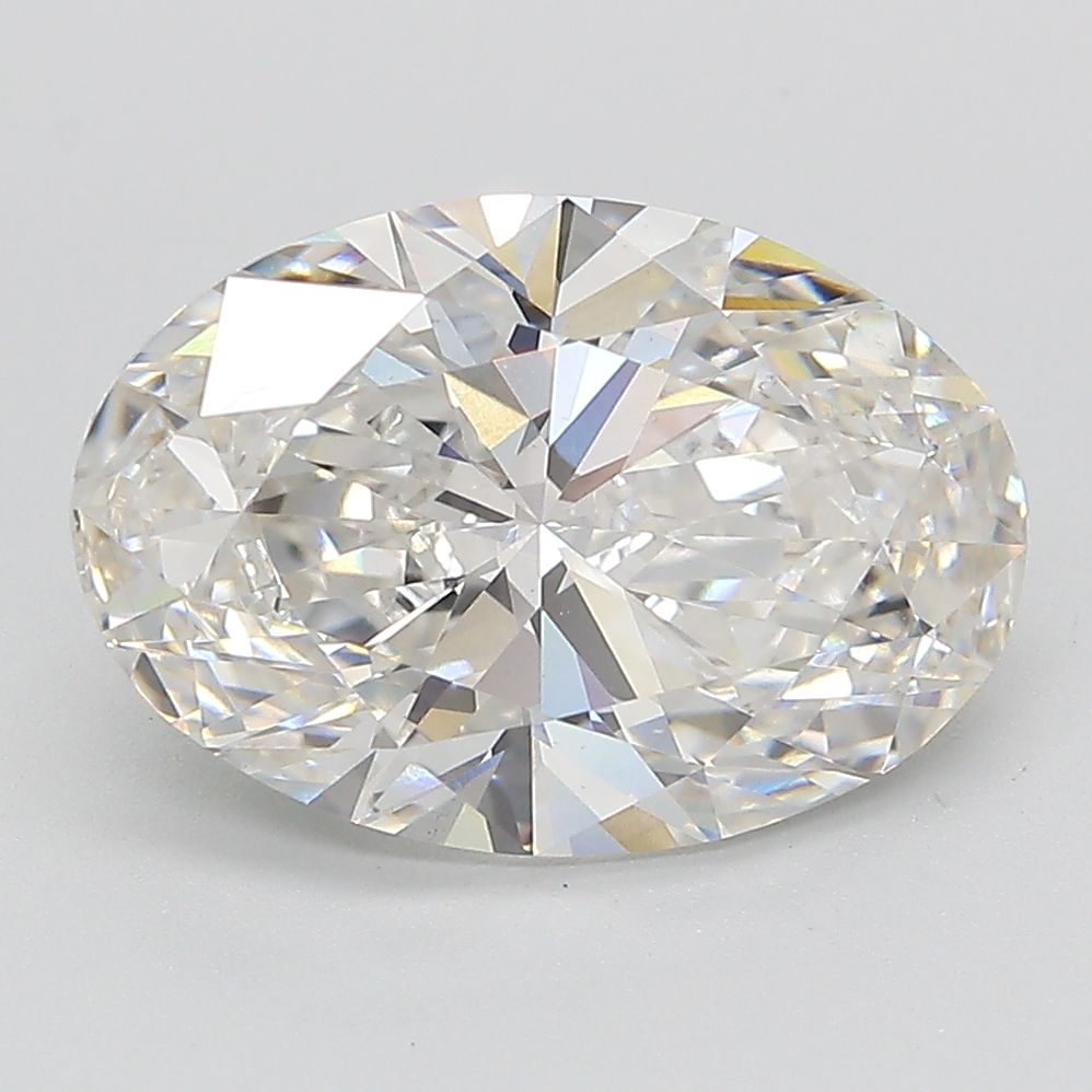 Lab-Grown Oval Diamond - 4.01 Carats, F Color, VVS2 Clarity - Certified by IGI - Report Number: LG631448118