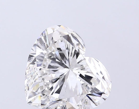 Lab-Grown Heart Diamond - 4.01 Carats, F Color, VS2 Clarity - Certified by IGI - Report Number: LG713542502