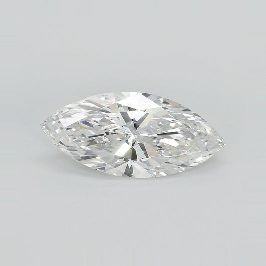 Lab-Grown Marquise Diamond - 4.04 Carats, E Color, VVS2 Clarity - Certified by IGI - Report Number: LG680557121