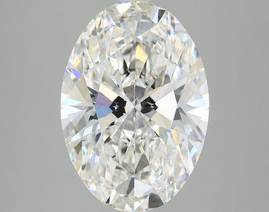 Lab-Grown Oval Diamond - 4.61 Carats, F Color, VS2 Clarity - Certified by IGI - Report Number: LG667434334
