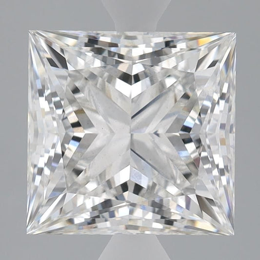 Lab-Grown Princess Diamond - 3.6 Carats, F Color, VS2 Clarity - Certified by IGI - Report Number: LG655431421