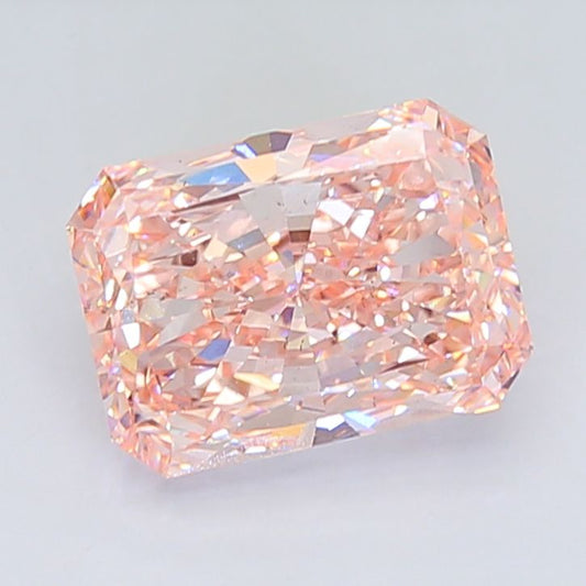 Lab-Grown Radiant Diamond - 6.51 Carats, Fancy Intense Pink Color, VS2 Clarity - Certified by IGI - Report Number: LG668407113